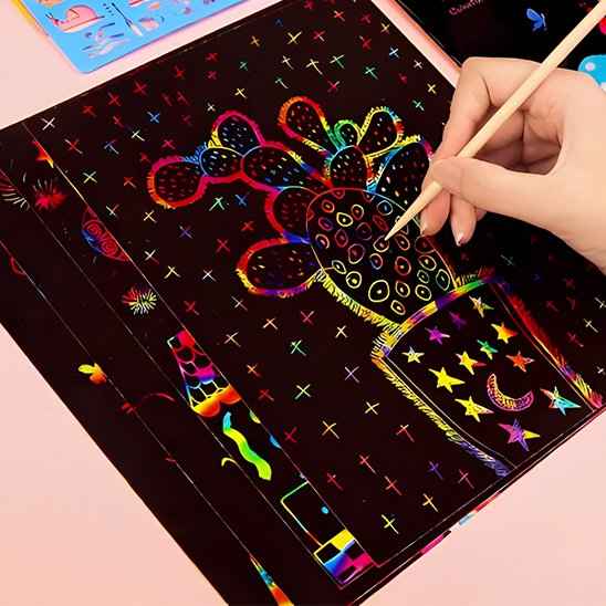 Carte à Gratter Enfant | Créative Magic