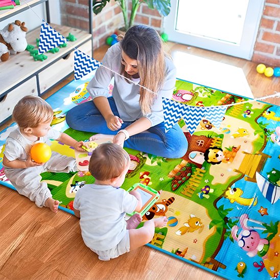 Tapis d'éveil | Coloré Sensoriel - lullybox