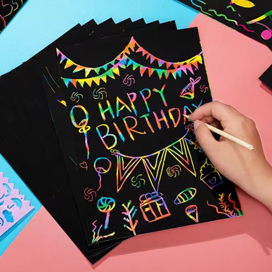 Carte à Gratter Enfant | Créative Magic - lullybox