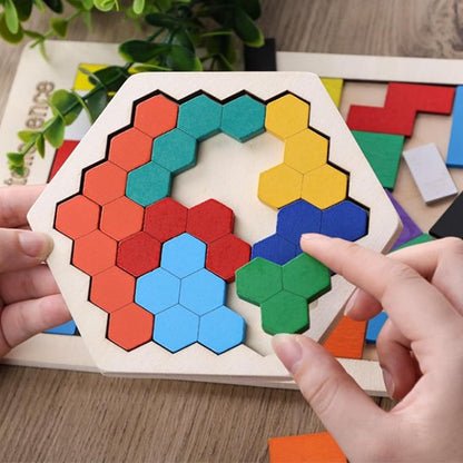 Casse-Tête Bois Enfant | Puzzle Artisanal - lullybox
