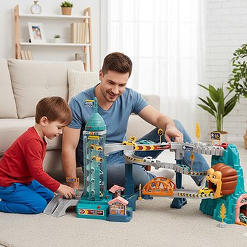 Circuit voiture enfant | ColorMotion - lullybox