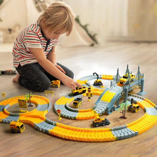 Circuit voiture enfant | Playland - lullybox