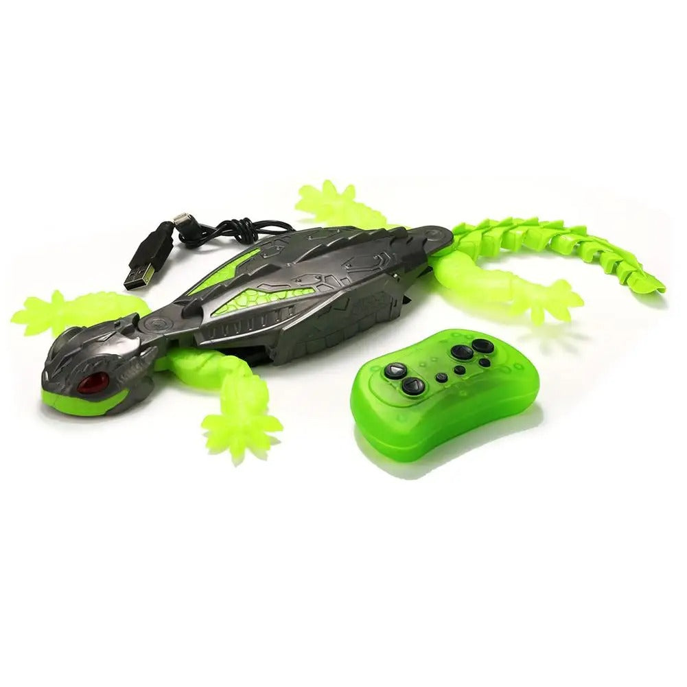Lézard Télécommandé Grimpeur Mural |Gecko Robot Rechargeable USB - lullybox