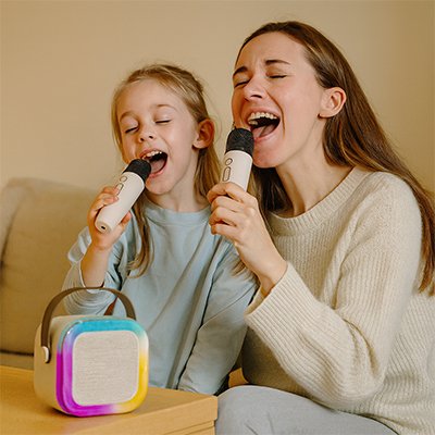 Micro Karaoké Enfant | Bluetooth HD - lullybox