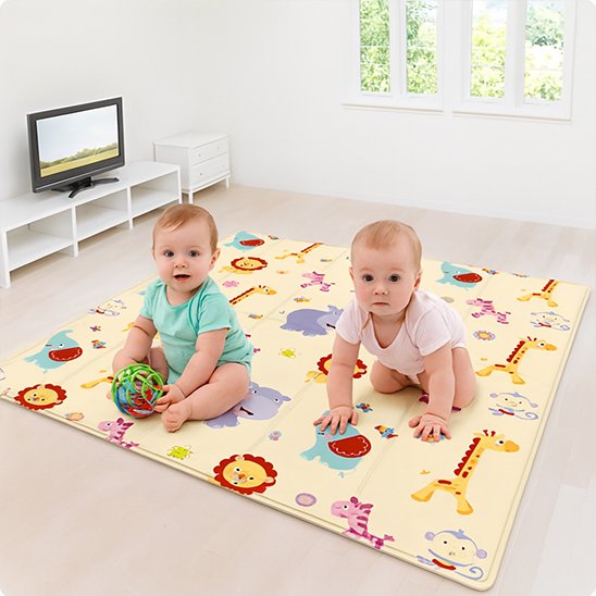 Tapis bebe | Éveil Coloré - lullybox