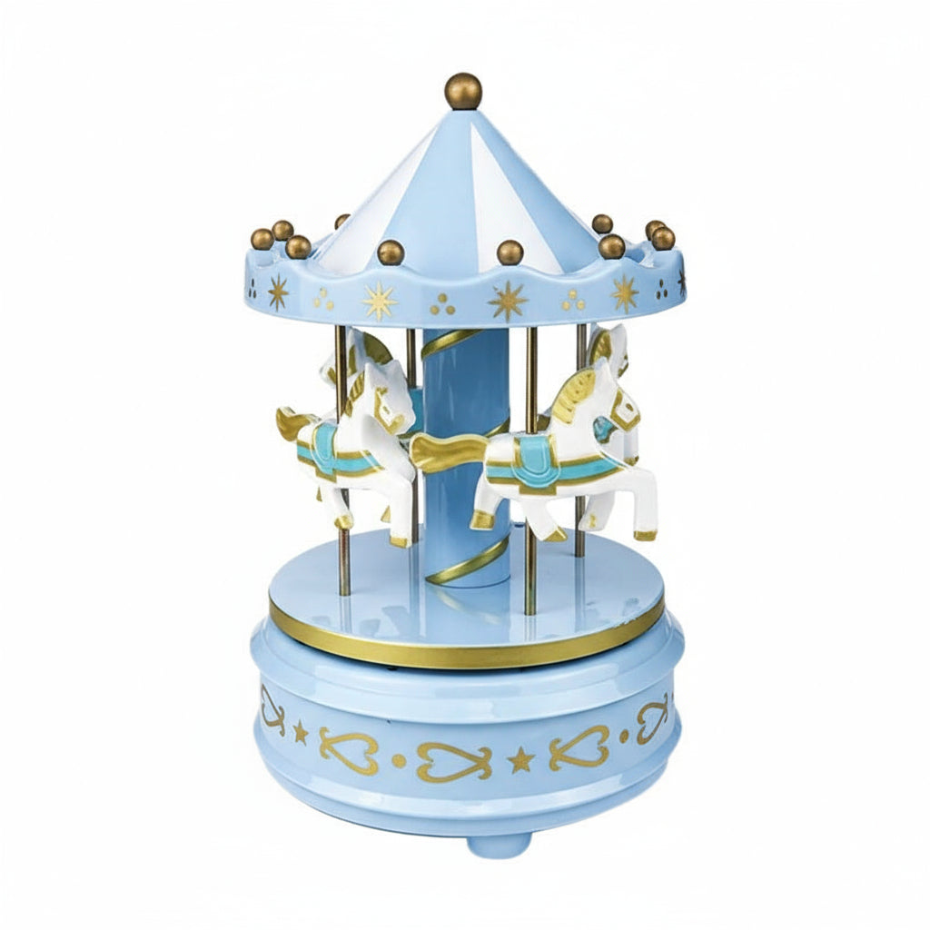 Light-Up Music Box - Rotating Musical Carousel for Children