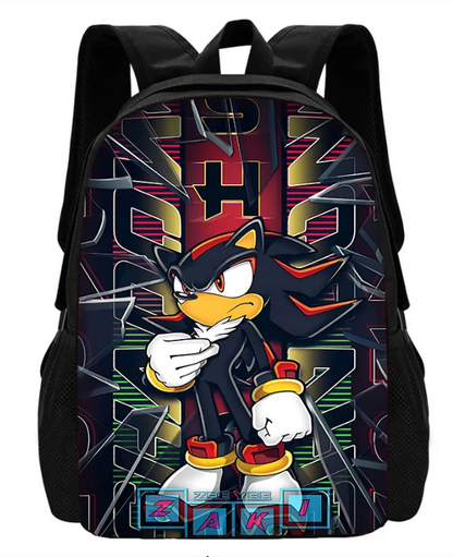 Sonic – Sac scolaire, sac repas et trousse au choix