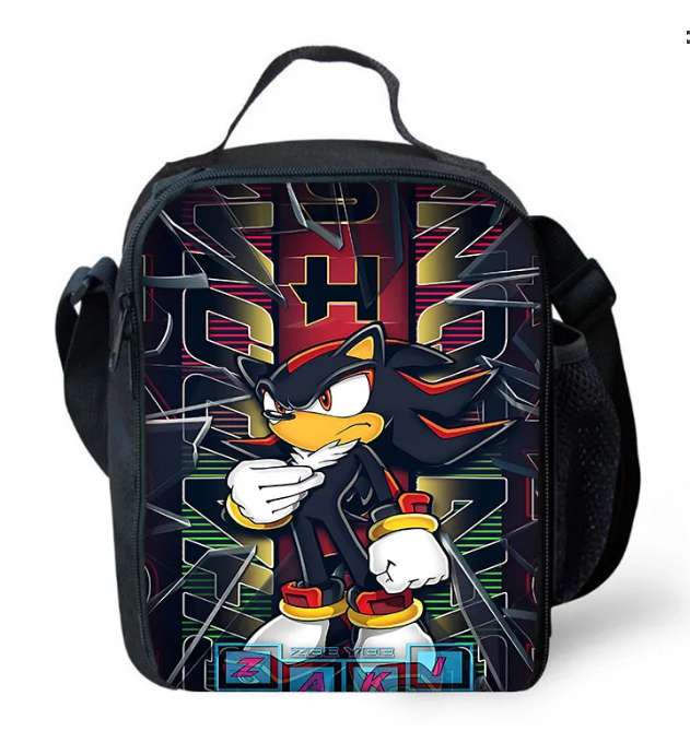 Sonic – Sac scolaire, sac repas et trousse au choix