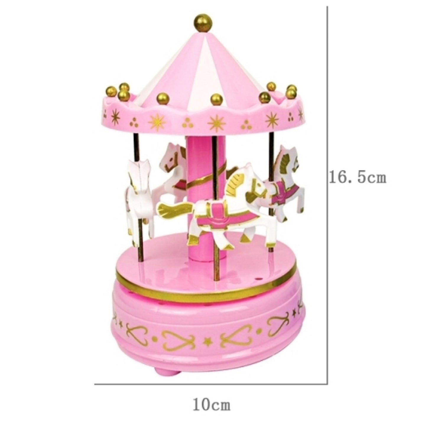 Light-Up Music Box - Rotating Musical Carousel for Children