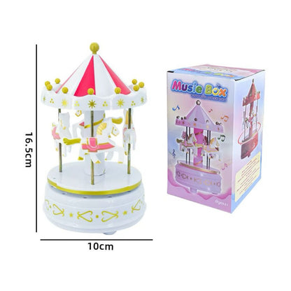 Light-Up Music Box - Rotating Musical Carousel for Children