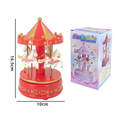 Light-Up Music Box - Rotating Musical Carousel for Children