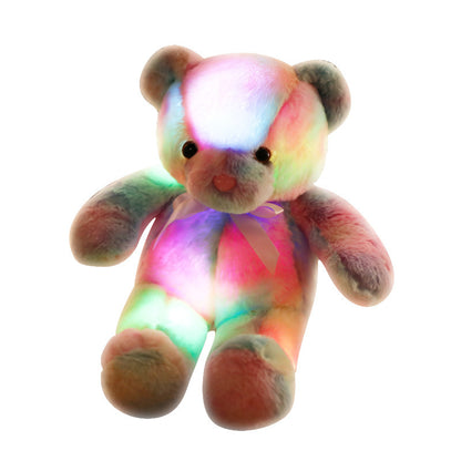 Light-Up Teddy Bear with Bow Tie - Children's LED Night Light