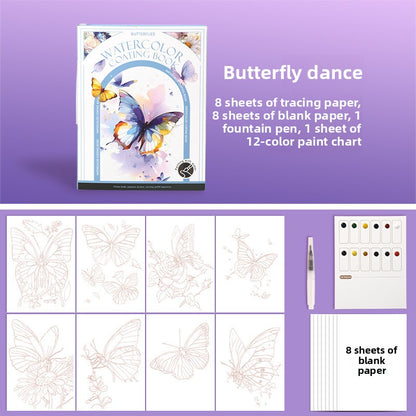 Children's Watercolor Painting Book - Educational Creative Kit for Ages 3-8
